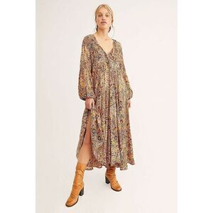 NWT FREE PEOPLE MES DEMOISELLES PASSIFLORE MAXI